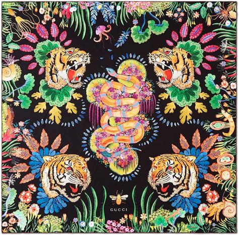 gucci tiger shawl|Gucci scarf outlet.